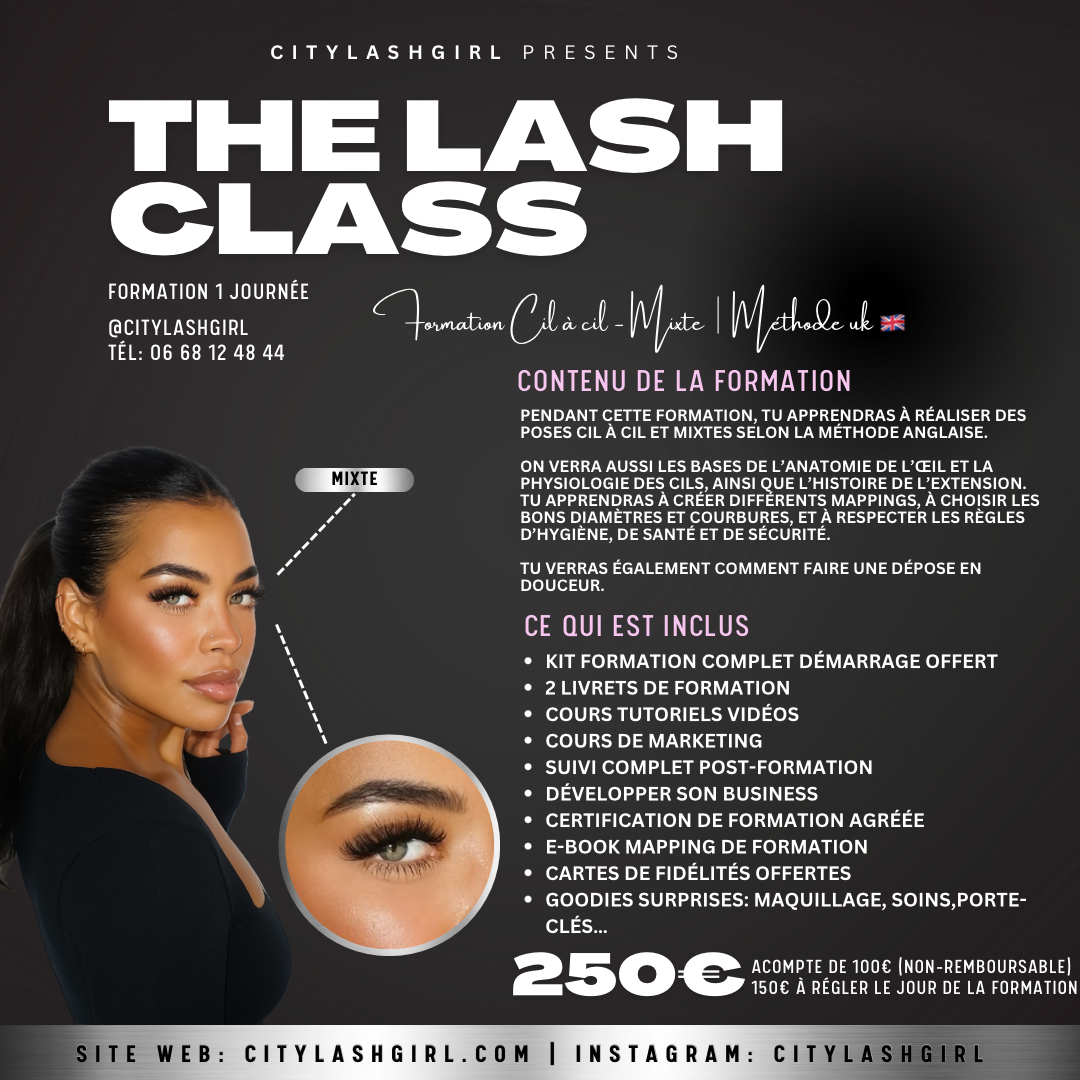 Formation Extension de Cils - Méthode UK