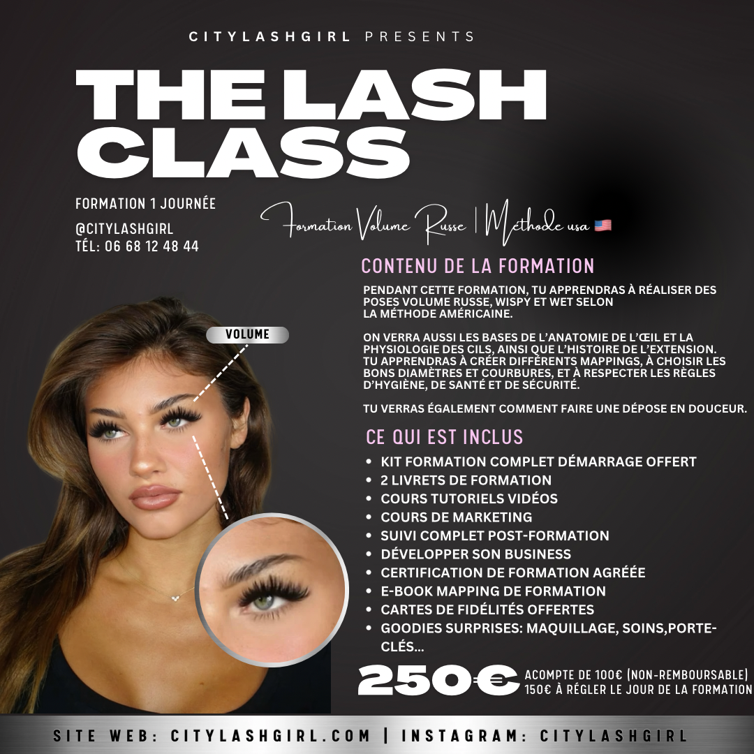 Formation Extension de Cils - Méthode UK